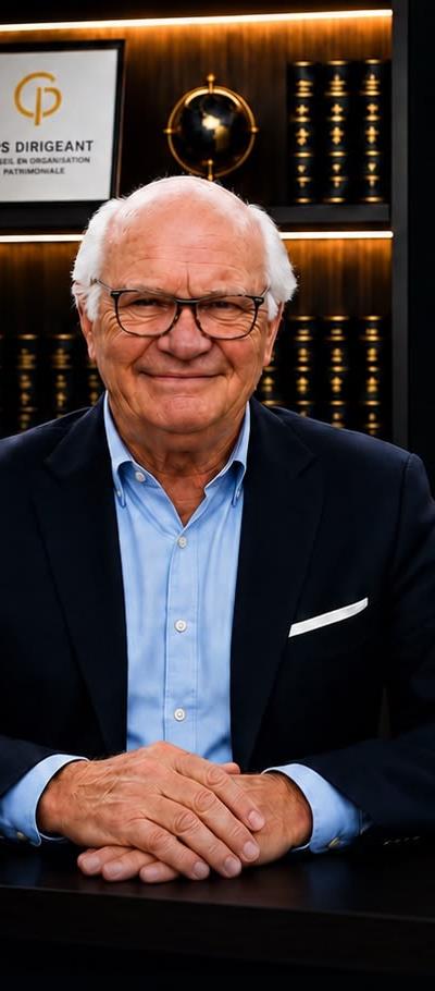 Portrait du conseiller présenté sur le flyer GPS Dirigeant